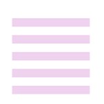Horizontal Stripes - White and Thistle Violet Greeting Card 4.5  x 6 