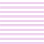 Horizontal Stripes - White and Thistle Violet ScrapBook Page 12  x 12 