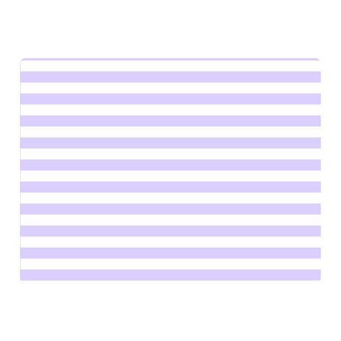 Horizontal Stripes 35 x27  Blanket Back