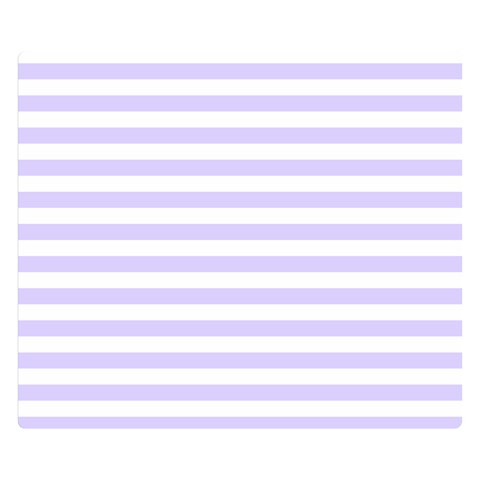 Horizontal Stripes 50 x40  Blanket Back