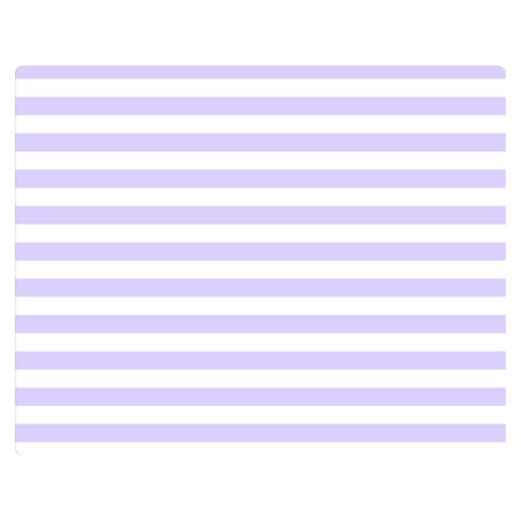 Horizontal Stripes 60 x50  Blanket Front