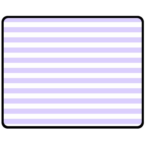 Horizontal Stripes 60 x50  Blanket Front