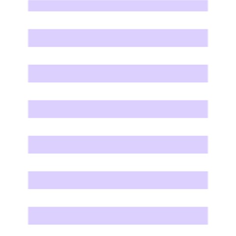 Horizontal Stripes 4.125 x5.5  Memopad