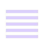 Horizontal Stripes - White and Pale Lavender Violet Greeting Card 5  x 7 