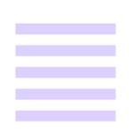 Horizontal Stripes - White and Pale Lavender Violet Greeting Card 4.5  x 6 