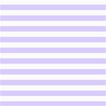 Horizontal Stripes - White and Pale Lavender Violet ScrapBook Page 8  x 8 
