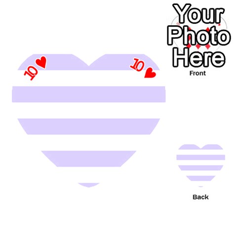 Horizontal Stripes Front - Heart10