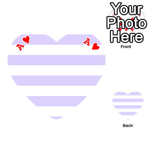 Ace Horizontal Stripes Front - HeartA