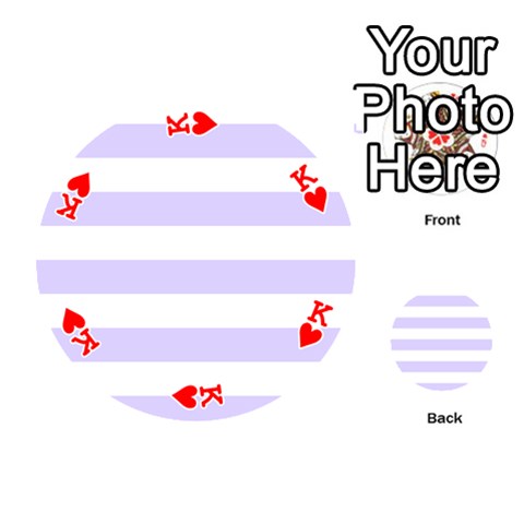 King Horizontal Stripes Front - HeartK