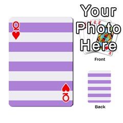 Queen Horizontal Stripes Front - HeartQ