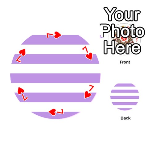 Horizontal Stripes Front - Heart7