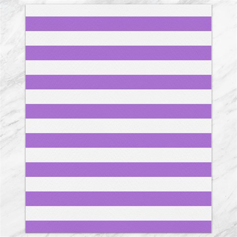 Horizontal Stripes 10.95 x13.48  Canvas - 1