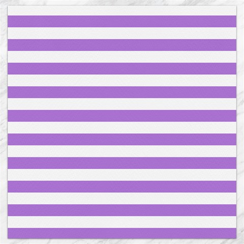 Horizontal Stripes 11.4 x11.56  Canvas - 1
