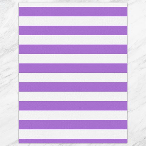 Horizontal Stripes 11.86 x15.41  Canvas - 1