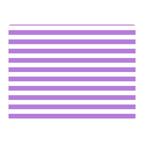 Horizontal Stripes 35 x27  Blanket Back