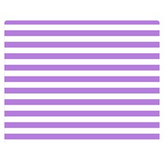 Horizontal Stripes 60 x50  Blanket Front