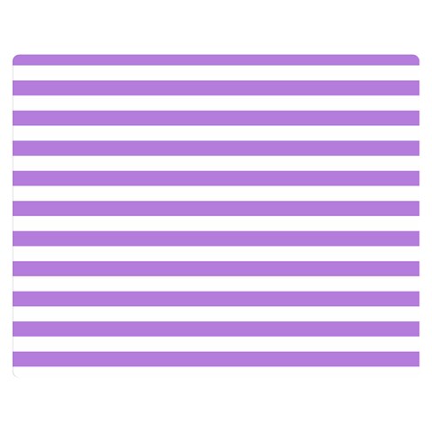 Horizontal Stripes 60 x50  Blanket Back