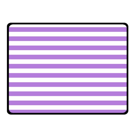 Horizontal Stripes 50 x40  Blanket Front