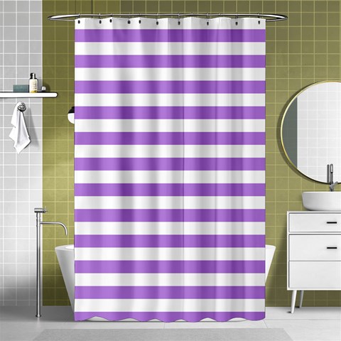 Horizontal Stripes Curtain(48  X 72 ) - 42.18 x64.8  Curtain(48  X 72 )