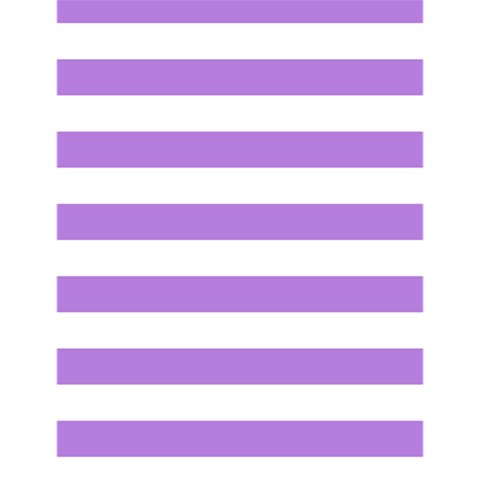 Horizontal Stripes 4.125 x5.5  Memopad