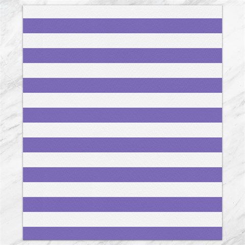 Horizontal Stripes 8.15 x9.66  Canvas - 1