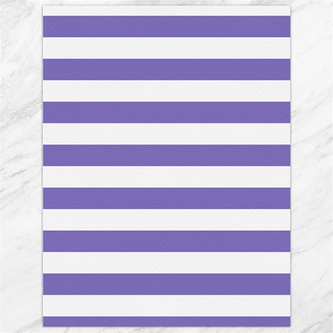 Horizontal Stripes 11.86 x15.41  Canvas - 1