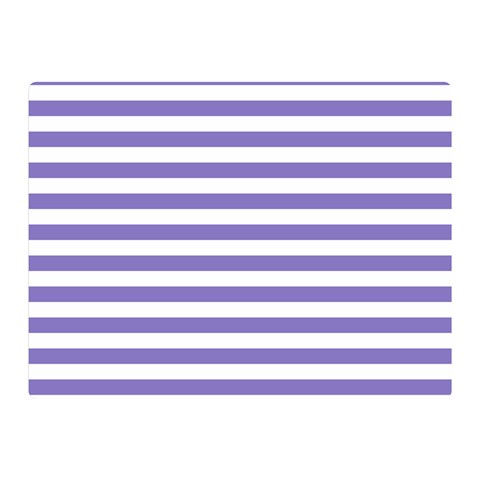 Horizontal Stripes 35 x27  Blanket Back