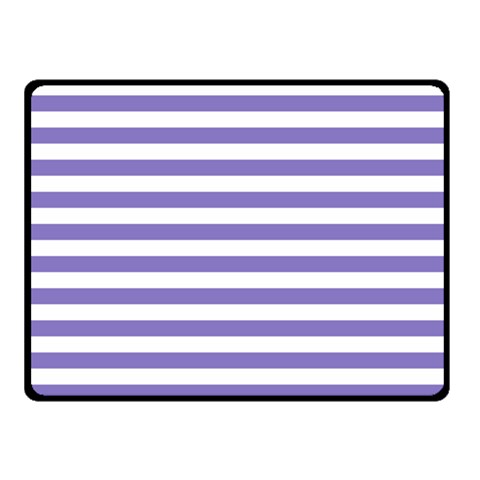 Horizontal Stripes 50 x40  Blanket Front