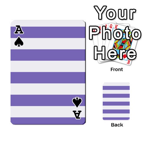 Ace Horizontal Stripes Front - SpadeA