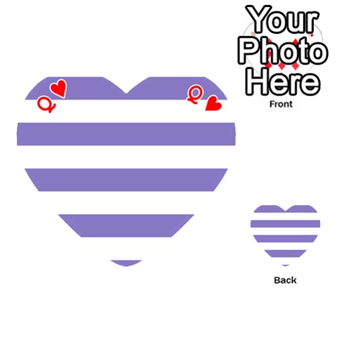 Queen Horizontal Stripes Front - HeartQ