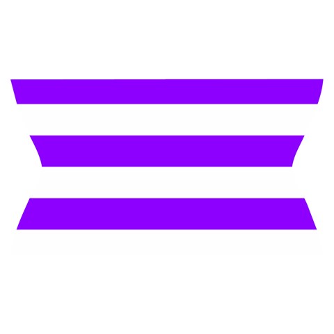 Horizontal Stripes Waistband Front
