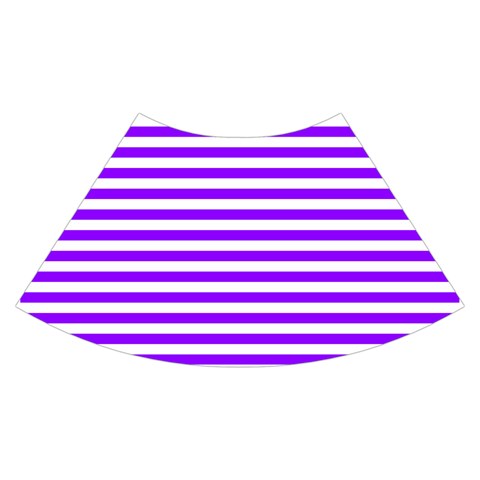 Horizontal Stripes Skirt Back