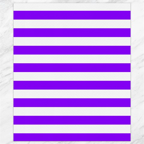 Horizontal Stripes 8.15 x9.66  Canvas - 1