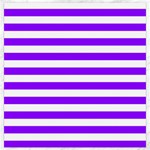 Horizontal Stripes - White and Violet Canvas 12  x 12 