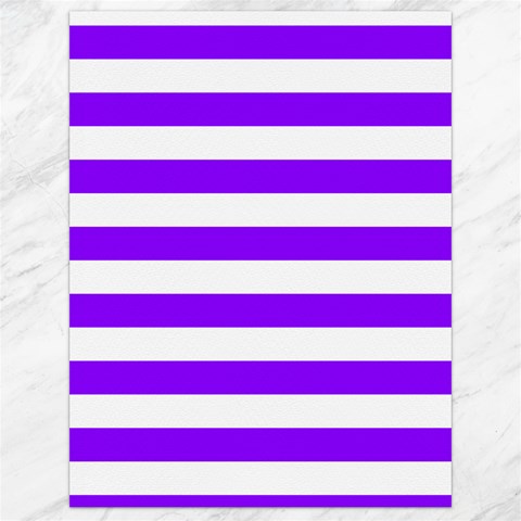 Horizontal Stripes 17.8 x23.08  Canvas - 1