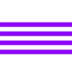 Horizontal Stripes - White and Violet YOU ARE INVITED 3D Greeting Card (8x4)