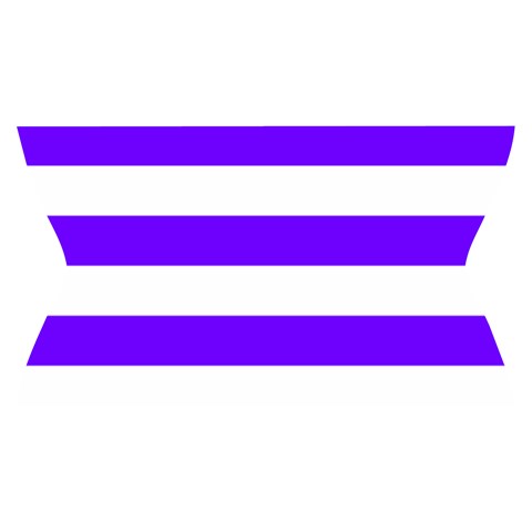 Horizontal Stripes Waistband Front