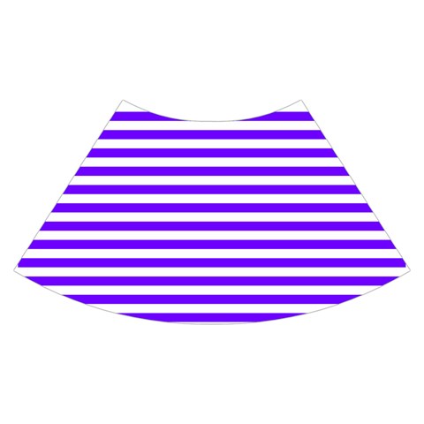 Horizontal Stripes Skirt Back