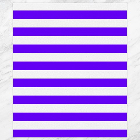 Horizontal Stripes 8.15 x9.66  Canvas - 1