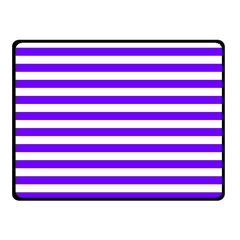 Horizontal Stripes 50 x40  Blanket Front