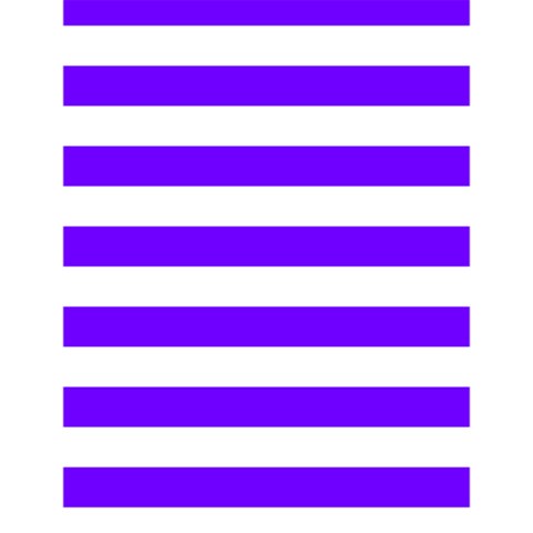 Horizontal Stripes 4.125 x5.5  Memopad
