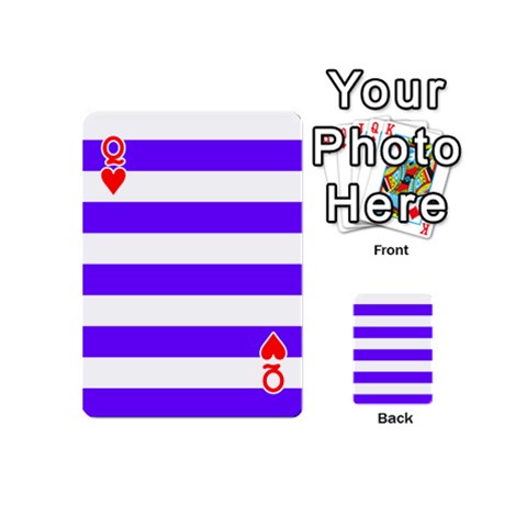 Queen Horizontal Stripes Front - HeartQ
