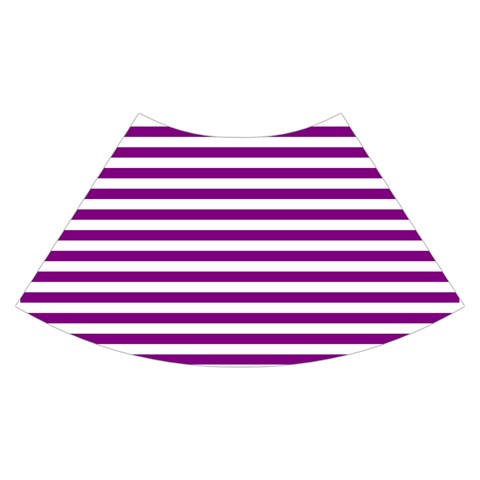 Horizontal Stripes Skirt Back