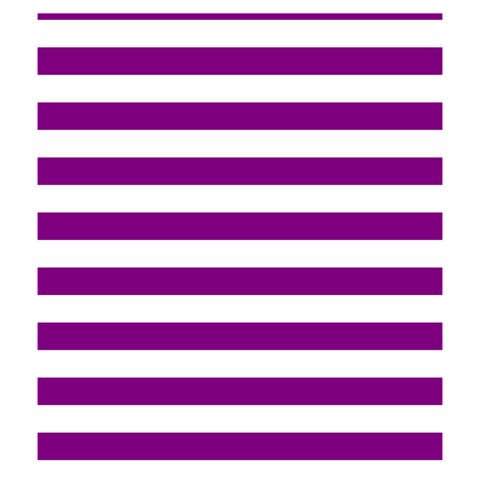 Horizontal Stripes Back