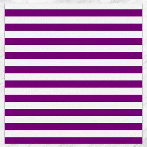 Horizontal Stripes 11.4 x11.56  Canvas - 1