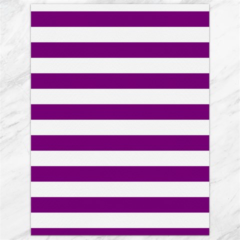 Horizontal Stripes 11.86 x15.41  Canvas - 1