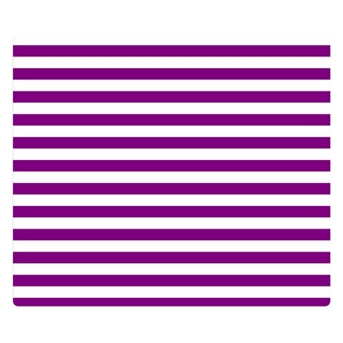 Horizontal Stripes 50 x40  Blanket Back