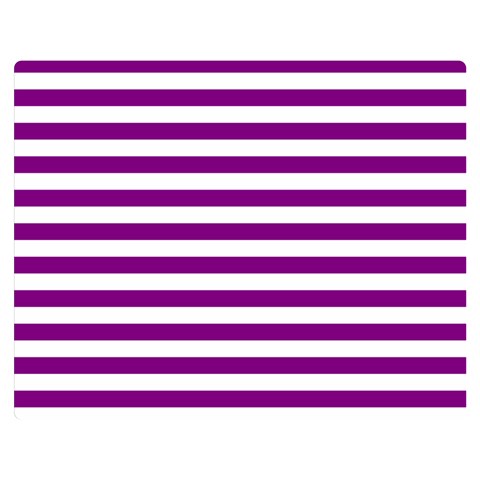Horizontal Stripes 60 x50  Blanket Front