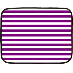 Horizontal Stripes 35 x27  Blanket Back