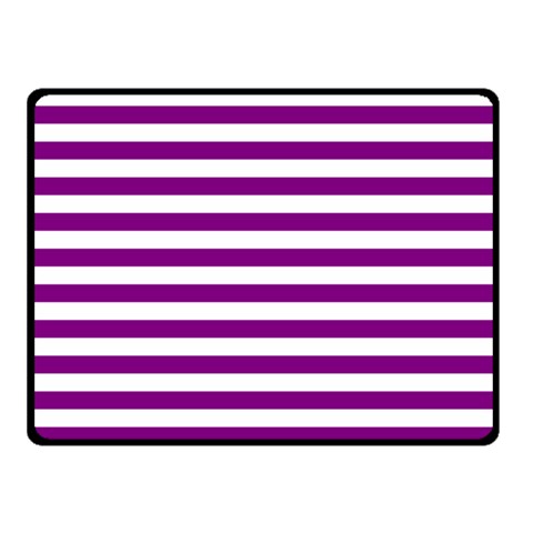 Horizontal Stripes 50 x40  Blanket Front